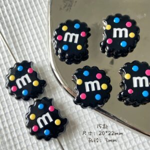 15-black / See pictures for size (sold by the piece)