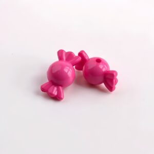 04-rose red / Size is about 21*11mm, hole diameter is about 2.3mm