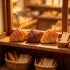 oly-61f55b7cf2e8bdbe8544075b01f3be1b Wholesale Resin Croissant Keychain Dollhouse Bakery Decor DIY Charm Trendy Fashion Accessory Gift