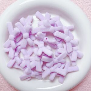 05-milk purple / Size is about 34*18mm, hole diameter is about 1.9mm