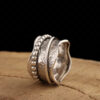 oly-62a1e2f09b5b808c80626de865a50bd8 Wholesale Vintage Bohemian Carved Spinner Ring For Women Silver Tone Wide Band Fashion Jewelry Accessory
