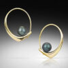 oly-62bdc0c519b950dd9c87b1d99cd0259b Wholesale French Minimalist Faux Pearl Hoop Earrings Silver Tone Vintage Style Zinc Alloy Boutique Resale Jewelry