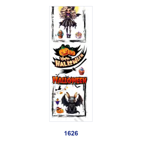 oly-634710b384c5da26e6179a6964081b85 Wholesale 2/8/16pcs Halloween Christmas Pumpkin Castle Print Pen and Bookmark Stickers UV DTF Wraps OLY Exclusive