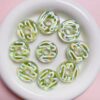 oly-63b83d270244d71db320a59c4a4aafa9 Wholesale Acrylic Hand Painted Donut Beads for DIY Phone Charms Keychains Craft Supply Trendy Gift