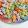Wholesale Acrylic Loose Beads with UV Plated 3D Cartoon Design for DIY Phone Chain, Fashion Accessory for Resale