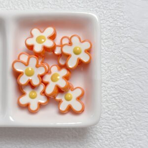 05-orange / Size is about 17*18mm, hole diameter is about 2.4mm