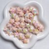 Wholesale Hand-Painted Faceted Five-Point Star Acrylic Loose Beads DIY Phone Charm Keychain Accessory, Stylish Gift for Resale