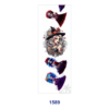 oly-642b9a793ea2323be51e23e849b83d48 Wholesale 2/8/16pcs Halloween Sugar Skull Gothic Witch Lady Print Pen and Bookmark Stickers UV DTF Wraps OLY Exclusive