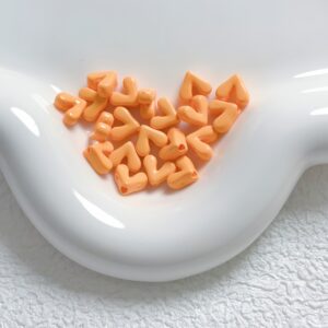 04-orange / Size is about 8mm, hole diameter is about 1.4mm