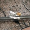 oly-643eb3fd833b7a360ef8157184163178 Wholesale Retro Bohemian Two Tone Hammered Open Ring For Women Adjustable Zinc Alloy Jewelry Accessory