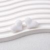oly-648dbb686e6f5282be0d5de7a169ae15 Wholesale Macaron Flocked Heart Acrylic Beads DIY Phone Charm Keychain Accessory