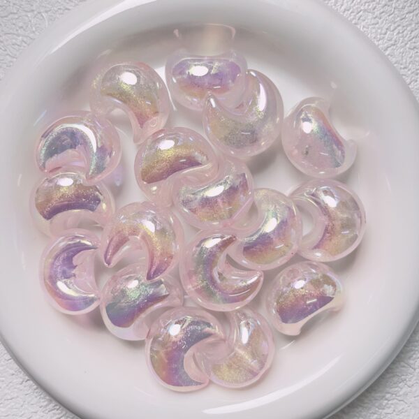 oly-64b6c6342cc0f647d6a5e3c544002de5 Wholesale Trendy Acrylic Glow in the Dark Meteor Moon Beads for DIY Phone Charm Keychain Car Hanging Craft