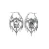 Wholesale Retro Bohemian Hollow Design Earrings For Women Silver Tone Zinc Alloy Boutique Jewelry Accessory