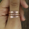Wholesale Bohemian Hammered Multi Layer Retro Ring Zinc Alloy Electroplating Fashion Jewelry Gift