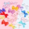 oly-6566dc79f688627ea008d6de40487c02 Wholesale Trendy Iridescent Bow Tie Beads DIY Craft Supplies for Jewelry Making and Hair Accessories