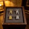 oly-65dbe15ff081249ff6595f9e50b76fae Wholesale Vintage Gold Cicada Ring Insect Jewelry Fashion Accessory Adjustable Gift