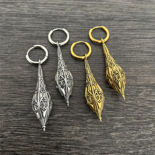 Wholesale Alloy Bohemian Vintage Drop Earrings Women Geometric Ethnic Style Jewelry Accessory Gift