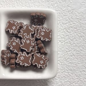 09-brown line puppy / Sold by the piece