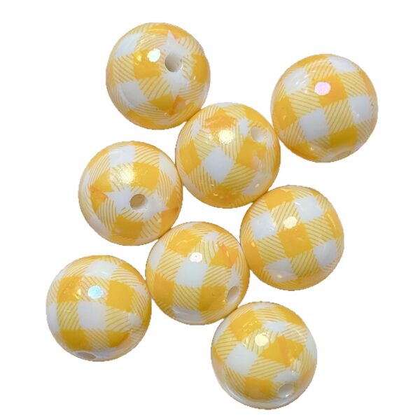 oly-66bf46adc93822d3f30259a100cec157 Wholesale Acrylic Checkered Beads 16mm Light Purple for DIY Jewelry Making Phone Charm Bracelet Necklace Craft Supply
