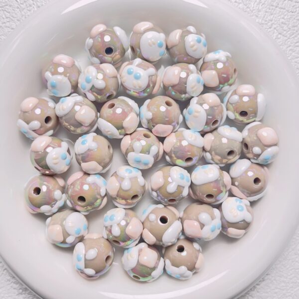 oly-672a0fe8be45f96a1883434fe52e166c Wholesale Trendy Hand Painted Macaron Acrylic Loose Beads 16mm for DIY Jewelry Bag Charm Phone Chain