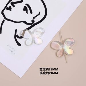 01-White / Size is about 29 * 21mm