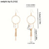 Wholesale Vintage Bohemian Drop Tassel Earrings Alloy Fashion Jewelry Accessory Chic Party Gift For Women