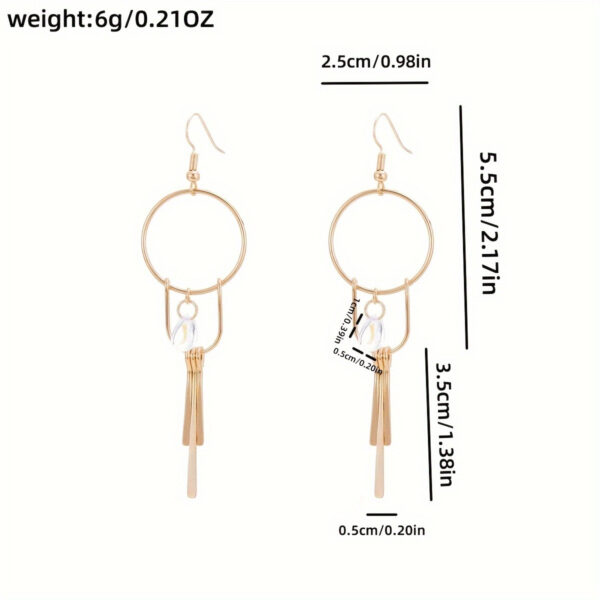 Wholesale Vintage Bohemian Drop Tassel Earrings Alloy Fashion Jewelry Accessory Chic Party Gift For Women