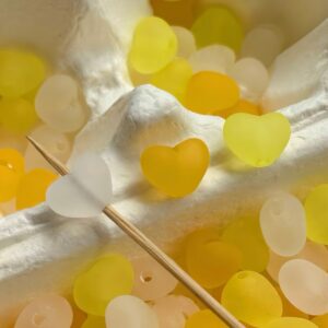 13-yellow series / Size is about 10*12.7mm, hole diameter is about 2mm