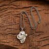 Wholesale Gold Plated Skull Necklace Vintage Cowboy Punk Trendy Jewelry Accessory