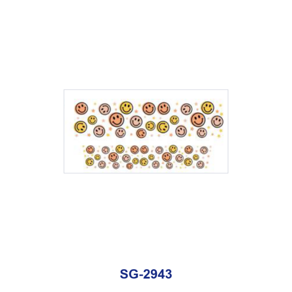 Wholesale 8pcs Assorted Animal Smiley Pattern 3oz Cup Stickers Wrap OLY Exclusive