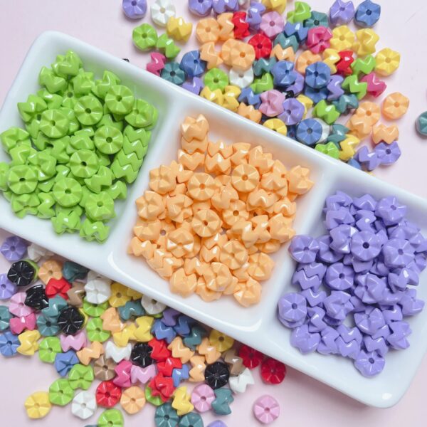 oly-68a9ce68d314bce62184ea09958f460b Wholesale Painted Loose Beads DIY Phone Charm Necklace Accessory - Colorful Stacking Block Style, Trendy Craft Supply for Casual Resale