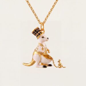 Gentleman Kangaroo Pendant Necklace