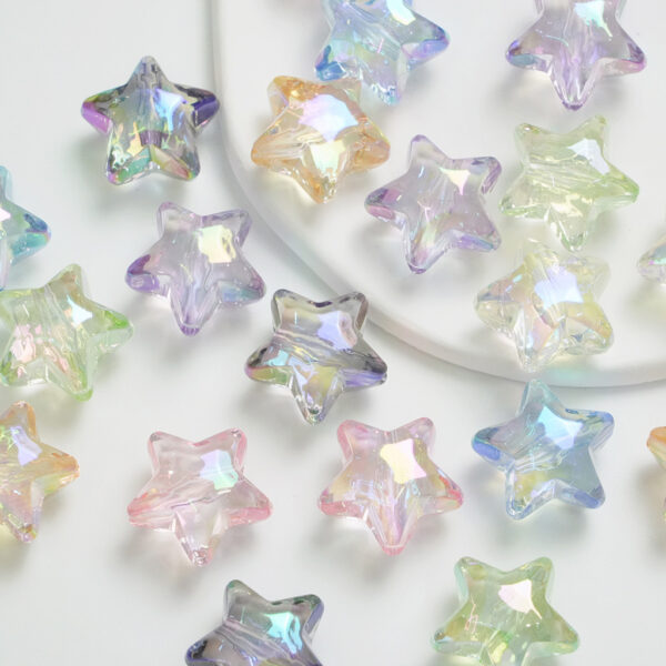 oly-69544201cd7e9524acd99b1dedcb8ae1 Wholesale Acrylic UV Plated Transparent Beads Heart Star Shape for DIY Keychain Phone Charm Craft Supply