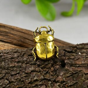 Ancient golden beetle ring (one)