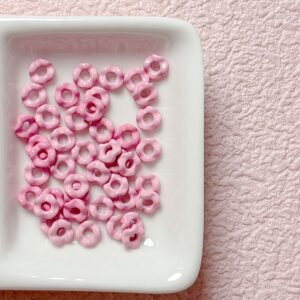 09-pink / Size is about 6mm, hole is about 2mm (sold by the piece)