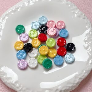 11-randomly mix colors / Size is about 19mm, hole diameter is about 2.5mm