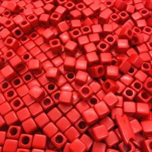 09-Red / Size 7*7mm, aperture about 4mm