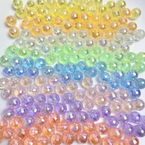oly-6aa8ea24cc59dfc98e195d39624fc0db Wholesale Stylish Acrylic UV Plated Cut Globe Loose Beads for DIY Phone Straps Keychains Fashion Accessory