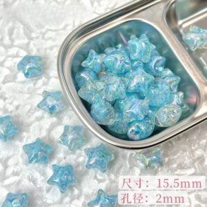 03-blue star / See picture for size (sold by piece)
