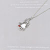 oly-6bcbe2c79cb47edea2ccecabffd967ab Wholesale Vintage Vine Floral Heart Pendant Necklace Fashion Accessory Gift Boutique Resale