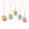 Wholesale Creative Fairy Tale Cat House Locket Necklace Copper Electroplated Stylish Jewelry Accessory