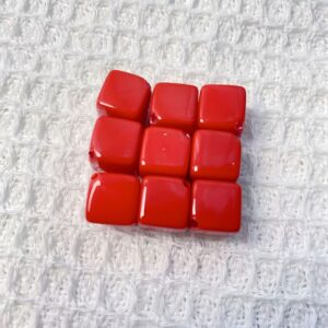 04-red / Size is about 10mm, hole diameter is about 3mm