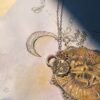 Wholesale 12 Zodiac Moon Opal Pendant Necklace For Women Casual Gift Fashion Accessory