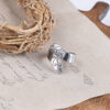 oly-6c4e89c88203890d4d6b04a36b703e98 Wholesale Vintage Moon Face Adjustable Ring Antique Silver Geometric Jewelry Accessory Unisex Everyday Gift For Boutique Resale