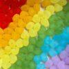 oly-6c921d7119e73ff8ee4752bb1a08032e Wholesale Acrylic Frosted Rainbow Heart Beads for DIY Jewelry Making Trendy Fashion Accessory Everyday Craft Supply