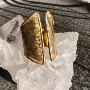 Wholesale Trendy Geometric Alloy Wide Band Ring For Women Men Adjustable Hip Hop Style Jewelry Accessory Boutique Resale