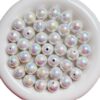Wholesale Dreamy Baroque Light Blue Acrylic Imitation Pearl Beads 16mm Straight Hole for DIY Phone Chain Bag Charm Jewelry Making