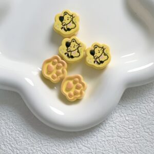 05-yellow / Size is about 20mm, hole diameter is about 4mm