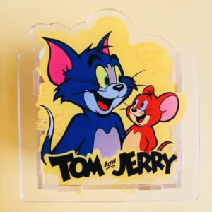B629-cat and mouse pen holder