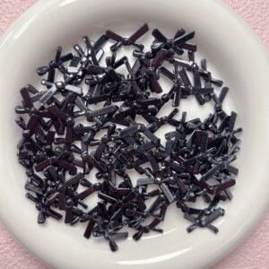06-black / Size is about 12*20mm, hole diameter is about 1.5mm